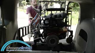 Multi-Lift | PIR | Stowing a Wheelchair in a Honda Odyssey with Extension