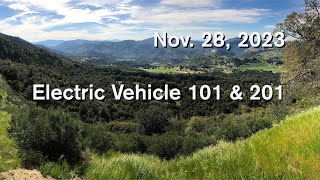 Electric Vehicle 101 & 201