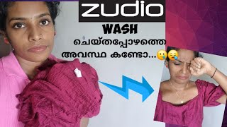 Zudio ഡ്രസ്സ്‌ ശെരിക്കും നല്ലതാണോ...⁉️🥲😪||Zudio haul || Zudio dress after wash review