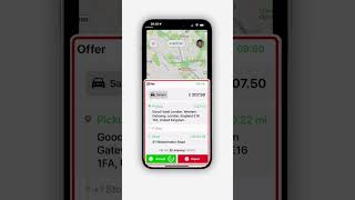 Cab9 Driver App: Accept and Reject a Job