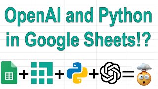 Neptyne for Sheets: OpenAI Recipe Generator