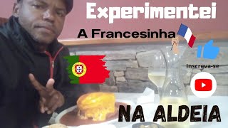 comendo a francesinha em Portugal 🇵🇹 #portugal #europa