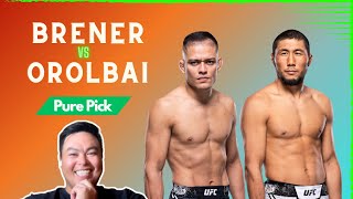 UFC 301 - Elves Brener vs Myktybek Orolbai PREDICTION