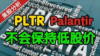 Palantir PLTR 不会一直保持低股价！迟早会爆发的！？