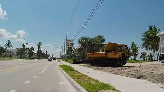 Fort Myers Beach, FL, Beach Bicycling Exploring 2023-08-12 (bad audio) part 3 of 5