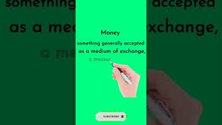 what is money? | definition | #shorts #money