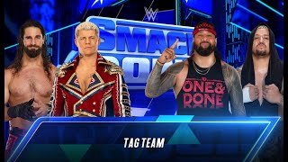 WWE | Team Cody vs Team Bloodline Tag Team Match | Smack Down