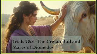 Hercules Trials 7-8 Minos and Pasiphae & the BULL/MINOTAUR and FLESH EATING MARES OF DIOMEDES