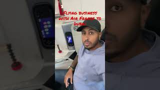 Flying business class with Air France on the way to Dubai