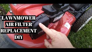 Lawnmower Air Filter Replacement | TROYBILT TB110 Push Mower