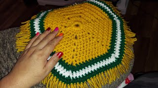 THRIFT STORE FIND TODAY GREEN BAY PACKERS FOOTBALL WI. FLOWER VASE CROCHET FOR COFFEE TABLE SHELF