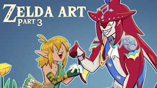 Art: Color & Shading some Zelda art!