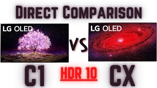 LG C1 VS LG CX: Direct HDR Showdown!