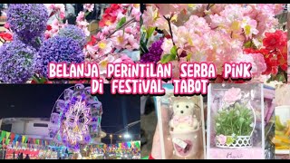 BELANJA MURAH BANGET PERINTILAN SERBA PINK DI FESTIVAL TABOT| SHOPPING VLOG