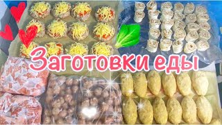 ЗАГОТОВКА ДОМАШНИХ ПОЛУФАБРИКАТОВ🥗Заготовка еды🥩ЗАГОТОВКА ПОЛУФАБРИКАТОВ ИЗ МЯСА🍖