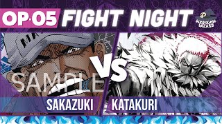 Sakazuki vs Katakuri : One Piece Card Game : OP05 Match