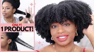 Mousse Only Wash and Go | Type 4 Natural Hair