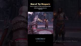 New Weapons Of tyr #shorts #godofwar #youtubeshorts