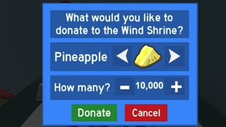 Donating 10000 Pineapples 🍍*Is it worth it?* - Bee Swarm Simulator