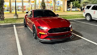 INSTALLING A NEW FRONT SPLITTER ON MY MUSTANG GT!!!