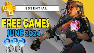 PS Plus Essential Games June 2024 | Free Games PS4, PS5 - Platinum Difficulty & Time - Easy Platinum