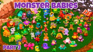 All Monster Babies: Sounds, Animation, Eggs | Part 3 | My Singing Monsters: Dawn of Fire | WUBBOX TV