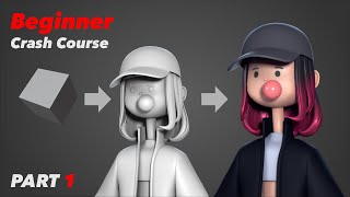 Beginner 3D Character Modeling Crash Course  Part 1