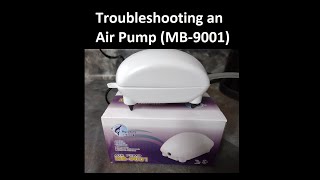 Troubleshooting/Repairing an Aquarium Air Pump (Aquaking MB-9001)