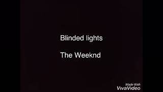 The Weeknd - blinding lights lyrics