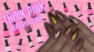 Design It Nail Cards | Madam Glam Think Pink | Hema Free Products | SnakeSkin Nails |