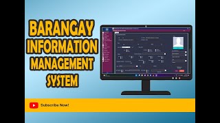 Barangay Information Management System v 4.1 using vb net