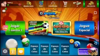 Venha me ver jogar no 8 Ball Pool no Omlet Arcade nem sempre da pra ganhar kkk