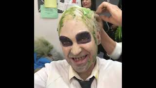 Taking Beetlejuice Make-up Off