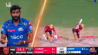 jasprit bumrah unplayable Yorker to Riley Rossouw | PBKS VS MI | IPL 2024