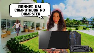 MEGA DUMPSTER a RICA ia jogar COMPUTADOR no Lixo, mas cheguei na hora