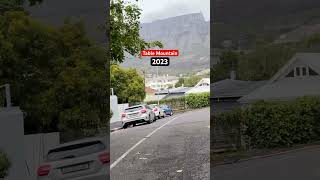 Table mountain 2023. #southafrica #capetown #4kwalk #shorts