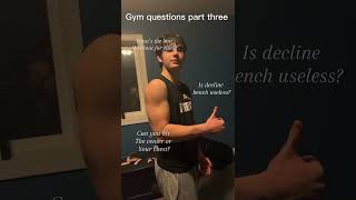 Gym questions for beginners #gymshorts #fitness #Youtube #fitnessshorts #gymquestions