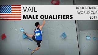 Vail Bouldering World Cup 2017 | Male Qualifiers