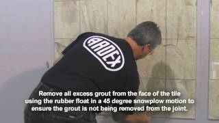 ARDEX FG-C™ ​MICROTEC® Unsanded Grout​​​​​​​​​​​​​​​ - Demonstration