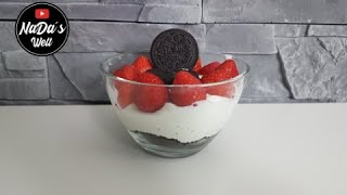 Oreo Erdbeer Dessert Rezept | Sommerliche Nachspeise | Nachtisch