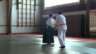 Katate-tori Ai-hanmi Shiho-nage Konter Shiho-nage (Variante)