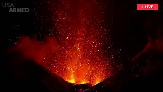 Italy panic: The second eruption Etna volcano destroys the city of Sicily, lava ash covers Catania