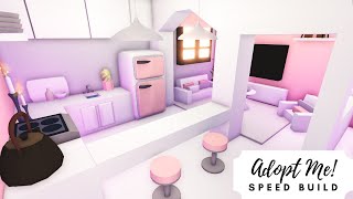 Aesthetic Baby Pink Tiny Home Speed Build 💗 Roblox Adopt Me!