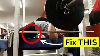 FIX YOUR BENCHPRESS LEG DRIVE (How to stop butt lift)