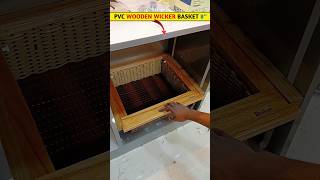 PVC wooden wicker basket | wicker basket | #shortvideo