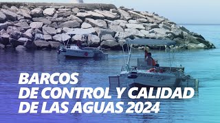 Barcos de control y calidad de las aguas 2024