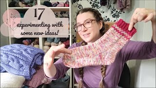 Ep. 17 | Chunky Knits, Cardigans, and Knit City Haul! | Honeybird Studio Knitting