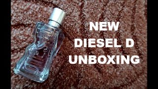 NEW Diesel D fragrance unboxing and first sniff