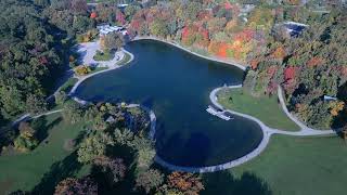 Mount royal and it's heart Beaver Lake in Canada