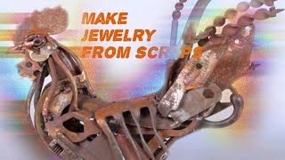 Make jewelry from scraps.Learning how to sharpen a saw blade with advanced devices🔧🔨⚒️🔩⚙️